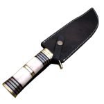 New Camel Bone Carbon Steel Damascus Knife Perfect Blade 14.1"