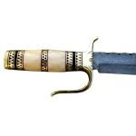 New Excellent Finish Custom Damascus Bowie Knife Camel Bone Handle Dashing Looks