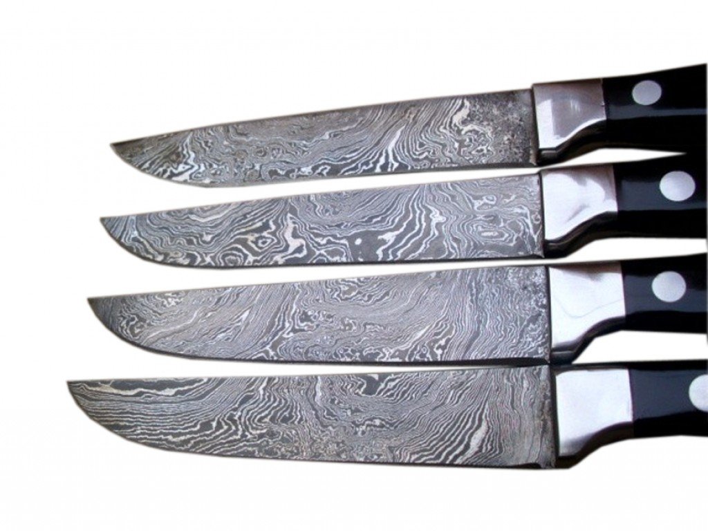 New Damascus Steel Kitchen Knife Set High Carbon Steel Layers