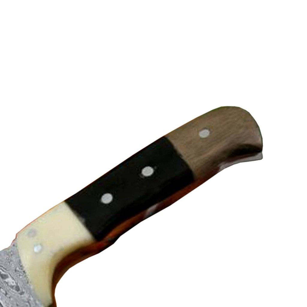 Damascus Full Tang Pocket Knife Outstanding Craftsmanship