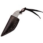 New Kiridashi Cutter Damascus Knife Carbon Steel 5 1/8