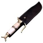 New Damascus Bowie Hunting Knife Bowie Survival Blade Fixed 17"