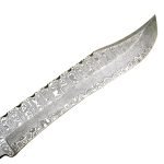 Excellent Finish Carbon Steel Bowie Knife shape geometry
