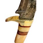 High Carbon Steels Custom-Knife 14.4" Camel-Bone Robust Pattern New
