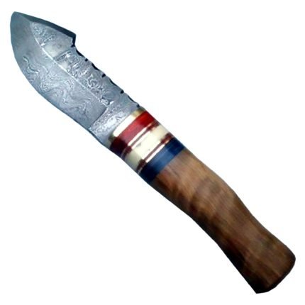 New Handmade Dagger Knife Spear Point Hunting Sheath Multiple Layers 