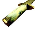 Hunter Knife Fantastic Rock Solid Handle High-Quality Leather Sheath 13.5