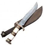 New Handmade Steel knife Collection Rock Solid Camel Bone Handle 17"
