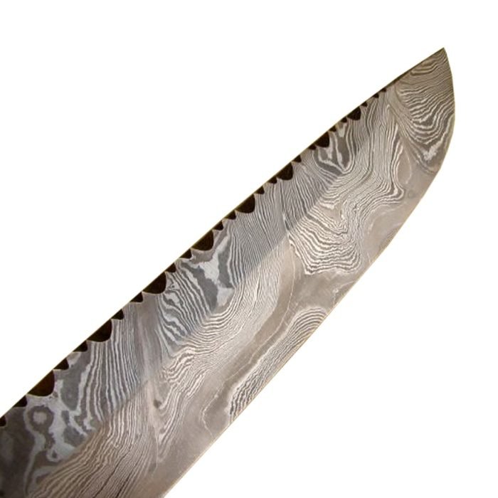 New Wonderful blade Custom Handmade Damascus Hunter Knife Rock Solid Construction 12.5"