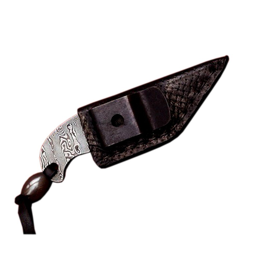 New Kiridashi Cutter Damascus Knife Carbon Steel 5 1/8