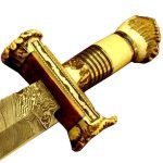 16" Damascus Collectors Knife Dashing Pink Pocket  Fantastic