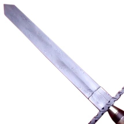 New Damascus Dagger Sword Rock Solid Dashing knife 25"