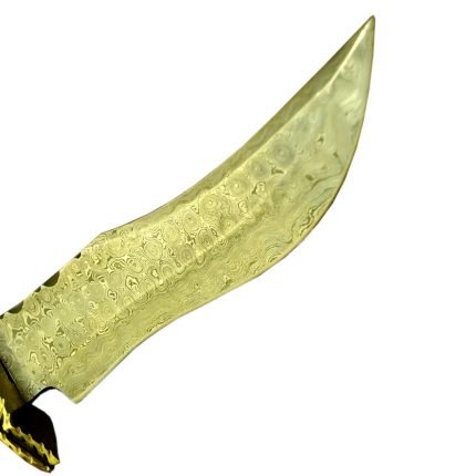 Hunter Knife Fantastic Rock Solid Handle High-Quality Leather Sheath 13.5