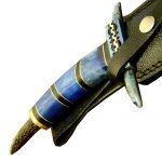 Damascus Bowie Collecting Knife Bowie Part Hunting Gold Best Biggest New