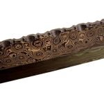Damascus Bowie Hunting Knife 16.5" Stag Antler Handle Custom  Bowie Antler Steel Hand