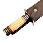 15" Custom Damascus Bone Craft Handle Knife Wonderful Blade New