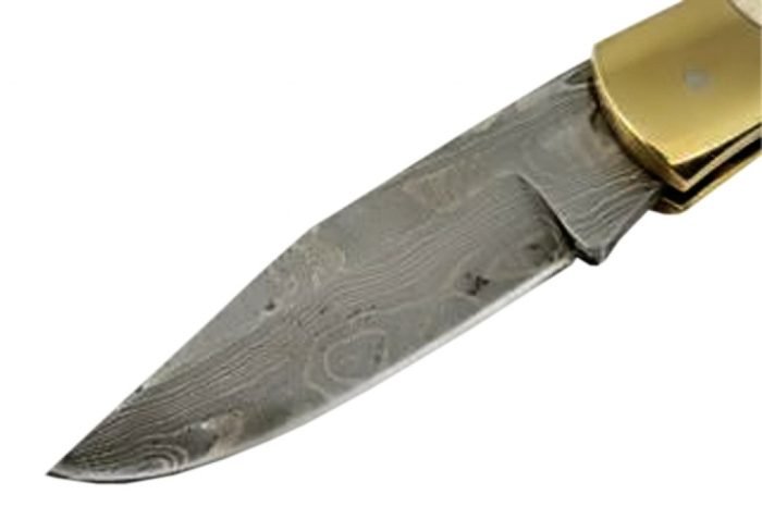 Camel Bone Custom Damascus Hunting Handmade Cfk Steel Hand Blade Skinning Forged