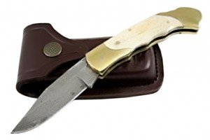 Camel Bone Custom Damascus Hunting Handmade Cfk Steel Hand Blade Skinning Forged