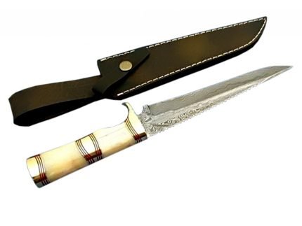 Wonderful blade Handmade Damascus Steel Knife Shape Geometry New