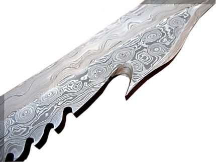 12.5 Handmade Horn Handle Knife Rock Solid beautiful Handcrafted