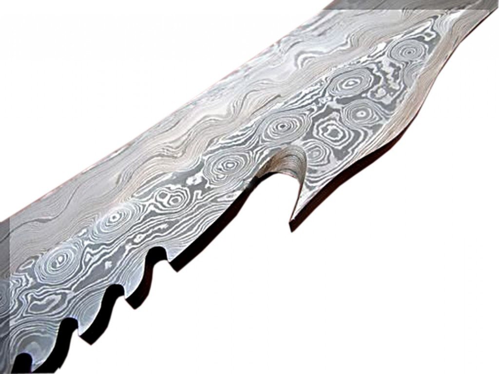12.5 Handmade Horn Handle Knife Rock Solid beautiful Handcrafted