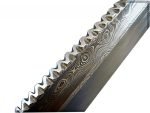 Handmade Damascus Steel Knife Buffalo Bone Excellent Finish 7.7"