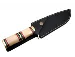 12" Handmade Bone Handle Damascus Knife Beautifully Handcrafted