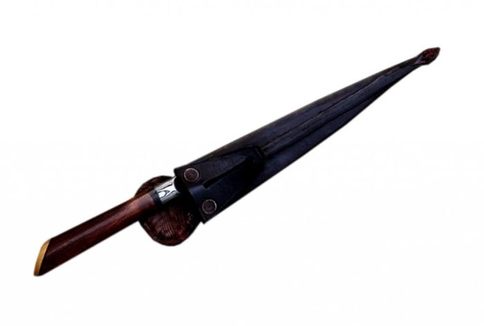 Damascus Custom Criollo Knife Wonderful Blade Leather Sheath 14.5"