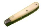 Damascus Carbon Steel Folding Knife Handmade Sheath Elegant 4.5"