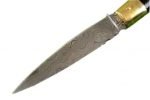 Damascus Pocket Folding Custom Handmade Dashing Knife 4.5"