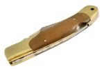 Damascus Steel Folding Pocket Knife Carbon Steels Forged Orange Sheath