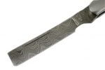 Damascus Steel Folding Razor Carbon Damascus Steel Perfect Holding