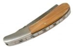 Damascus Steel Folding Razor Carbon Damascus Steel Perfect Holding
