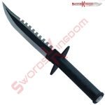 Rambo Knife Replica Black 14.75 Inches